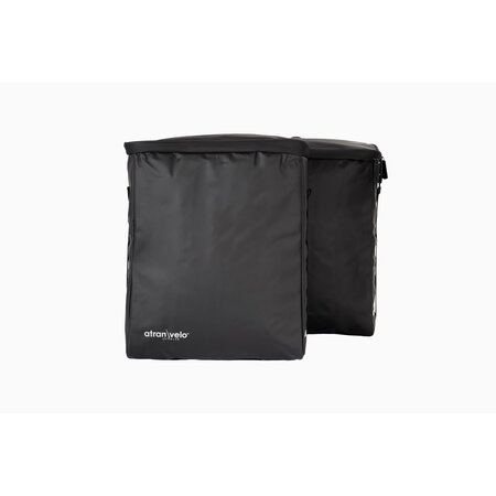 AtranVelo Enkele fietstassen Max AVS 40L Zwart - Set van twee tassen