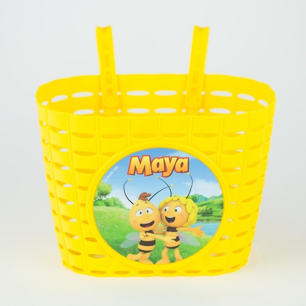 Kinderfietsmandje Geel