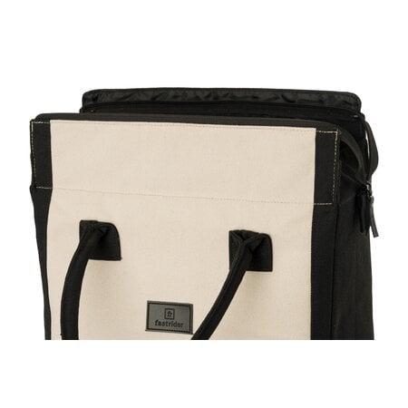 FastRider Enkele fietstas Canvas Classic Shopper 19L Natural CG