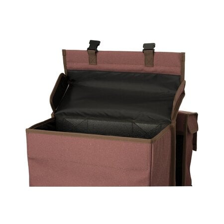 FastRider Dubbele fietstas Celo 34L Rose Brown