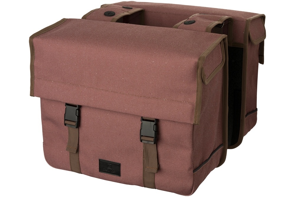 Dubbele fietstas Celo 34L Rose Brown