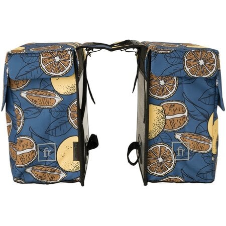 FastRider Dubbele fietstas Nyla Lemon 32L