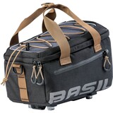 Basil Miles Trunkbag 7L MIK Bagagedragertas Black brown