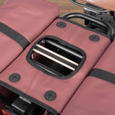 FastRider Dubbele fietstas Jaxx II 28L Mahogany Brown