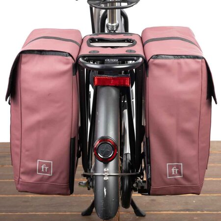 FastRider Dubbele fietstas Jaxx II 28L Mahogany Brown