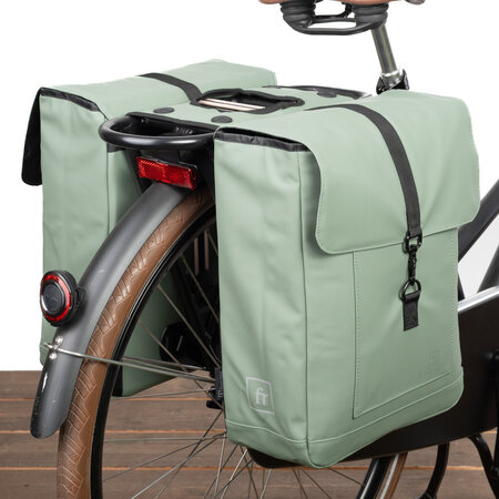 FastRider Dubbele fietstas Jaxx II 28L Eucalyptus