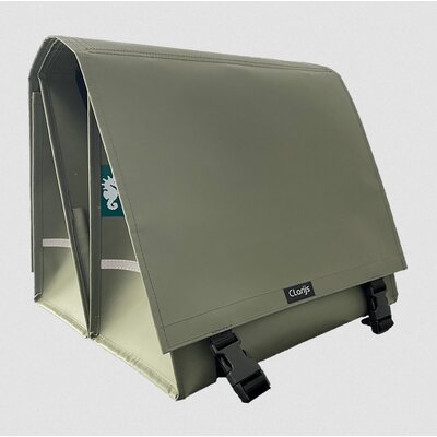 Clarijs Dubbele fietstas 40L Mat Olive