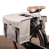 Clarijs Dubbele fietstas XL 46L Mat Taupe