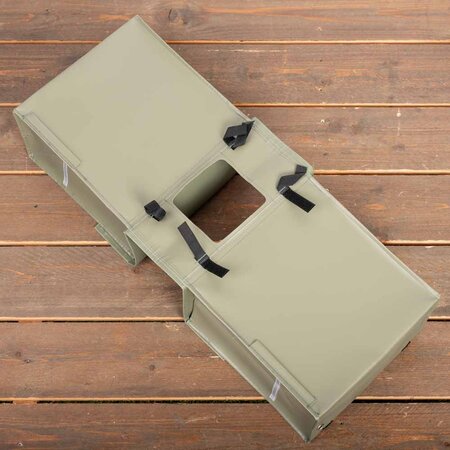 Clarijs Dubbele fietstas 40L Mat Olive - Zonder anti-diefstalring