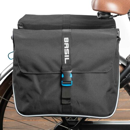 Basil Dubbele fietstas Forte 32L Zwart
