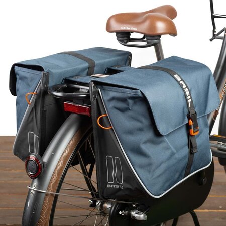Basil Dubbele fietstas Forte 32L Blauw/Zwart