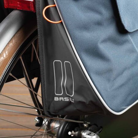 Basil Dubbele fietstas Forte 32L Blauw/Zwart