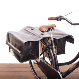 Dubbele Krantentas XXL 75L Zwart - Met schade