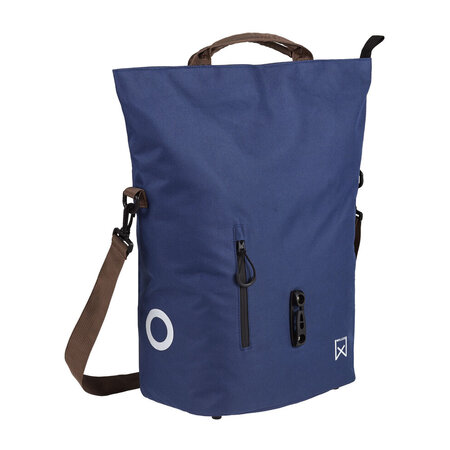 Willex Enkele fietstas Stadjer 26L Blauw