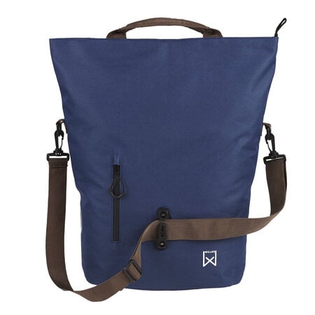 Willex Enkele fietstas Stadjer 26L Blauw