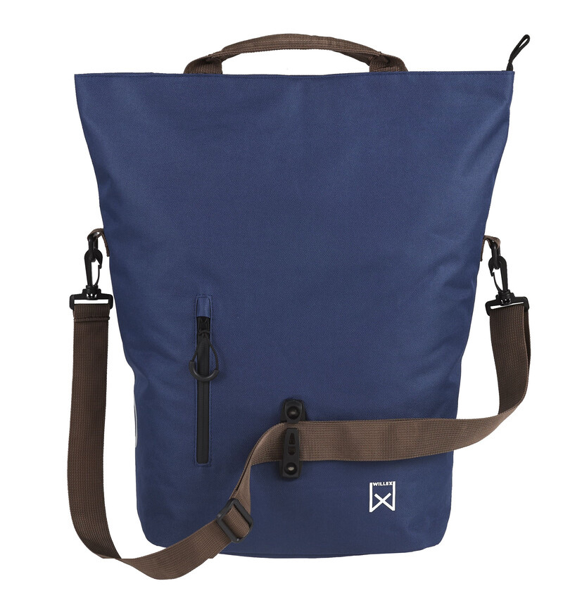 Willex Enkele fietstas Stadjer 26L Blauw