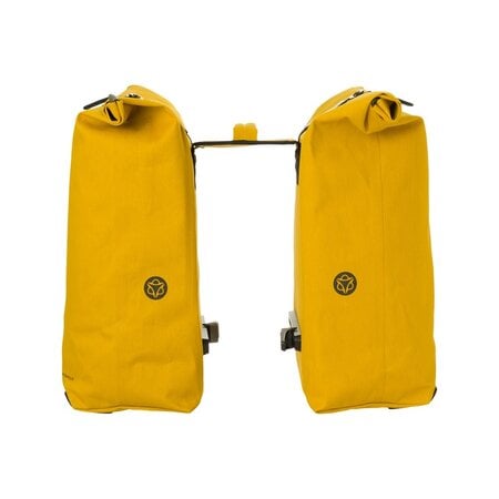 AGU Dubbele fietstas Convoy Clean Urban MIK 34L Mustard - Waterdicht