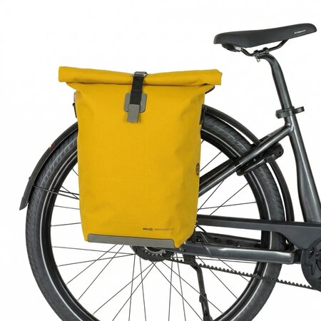 AGU Dubbele fietstas Convoy Clean Urban MIK 34L Mustard - Waterdicht