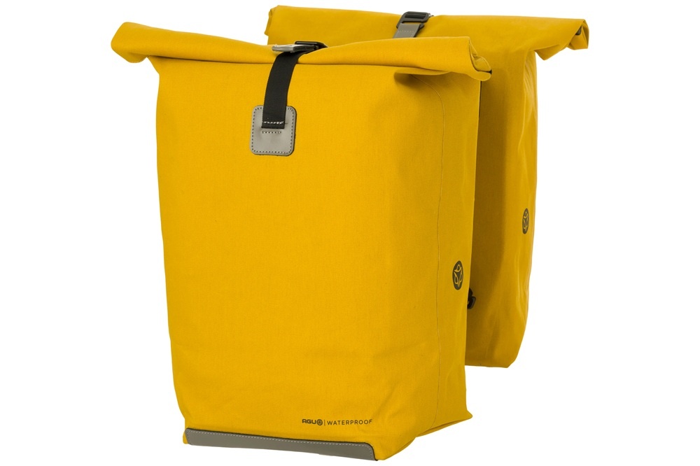 Dubbele fietstas Convoy Clean Urban MIK 34L Mustard