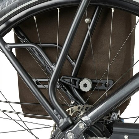 AGU Dubbele fietstas Convoy Clean Urban MIK 34L Ground Coffee - Waterdicht