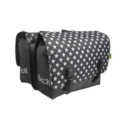 Beck Dubbele fietstas Classic 46L Stars