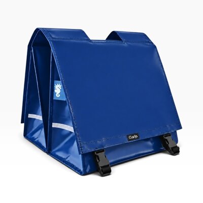 Clarijs Dubbele fietstas XL 46L Donkerblauw