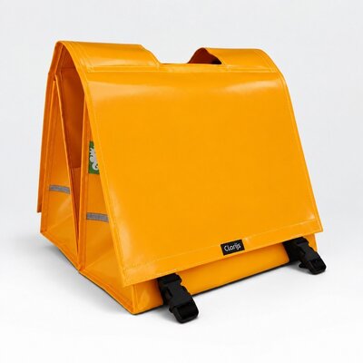Clarijs Dubbele fietstas XL 46L Geel