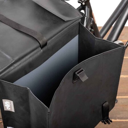 Clarijs Dubbele fietstas XL 46L Rood - Met anti-diefstalring