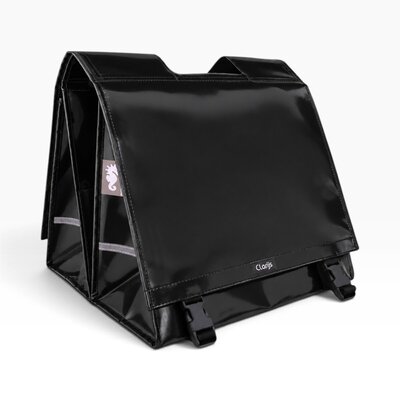 Clarijs Dubbele fietstas XL 46L Zwart