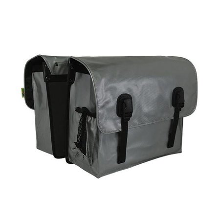 Beck Dubbele fietstas Classic 46L Zilver