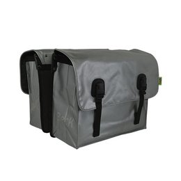 Beck Dubbele fietstas Classic 46L Zilver