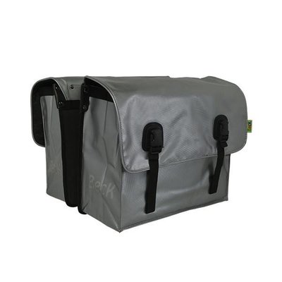Beck Dubbele fietstas Classic 46L Zilver
