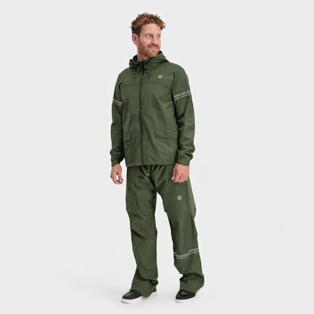 AGU Original Rain Suit Essential - Regenpak Army Green - Maat L