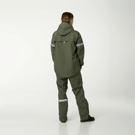 AGU Original Rain Suit Essential - Regenpak Army Green - Maat XL