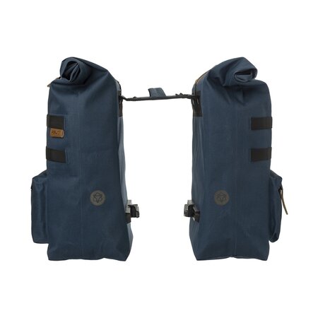 AGU Dubbele fietstas Convoy Urban MIK 34L Blauw - Waterdicht