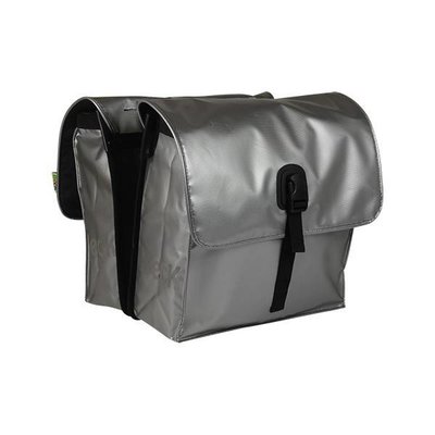 Beck Dubbele fietstas Small 30L Silver