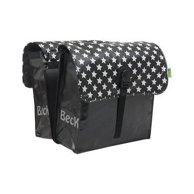 Beck Dubbele fietstas Small 30L Stars