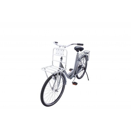 Steco Transport Comfort voordrager voor fietsen volwassenen - wit