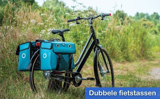 Dubbele fietstassen