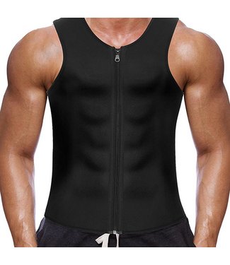 Men Sport Latex Waist Training Cincher Body Shaper Basque Halter