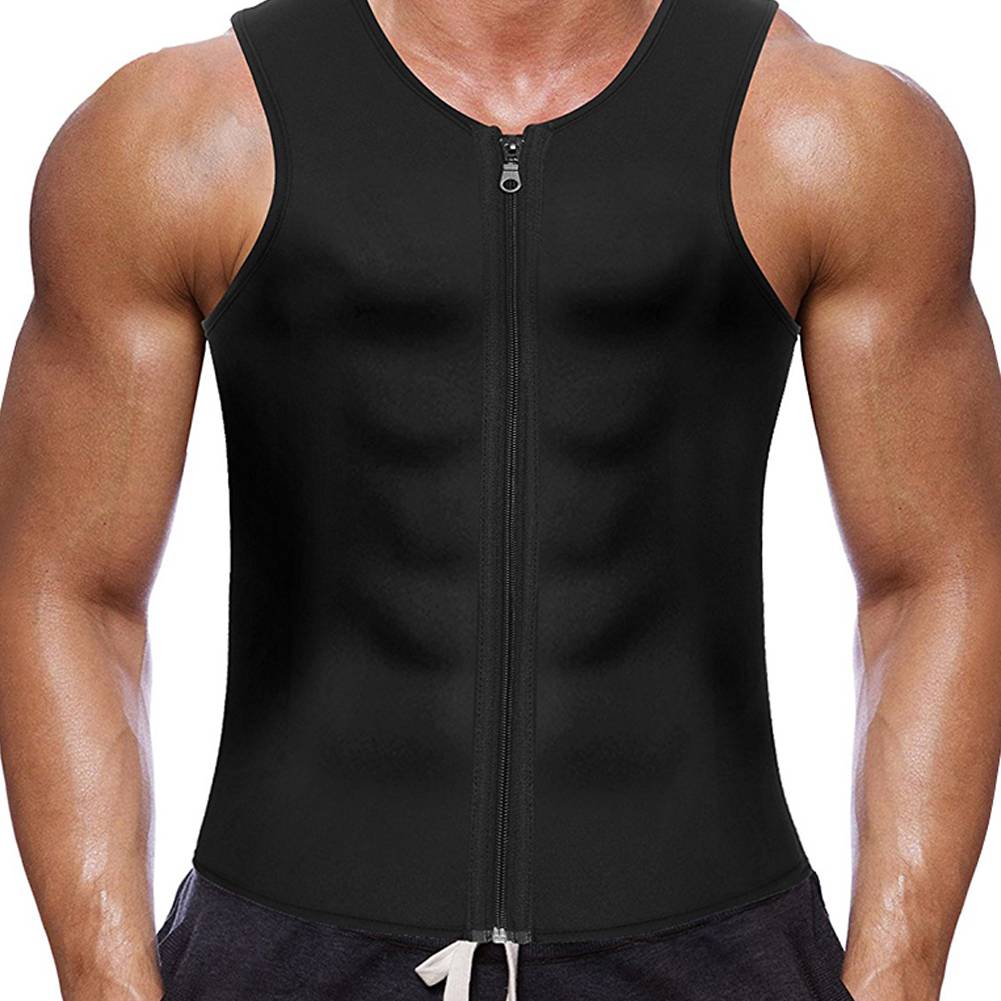 Men’s Vest with Zipper Compression Mens Faja Colombian