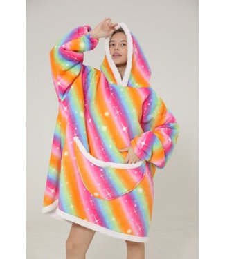 Hoodie deken Regenboog