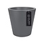 Elho Elho Pure Straight Round - Een stijlvolle antraciete ronde bloempot diam 50cm H51cm! - 15% korting online bestellen!