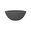 Elho Elho Pure Soft Bowl - Le pot de fleurs rond et anthracite de style parfait, diam 50cm H20cm. - 15% commander en ligne