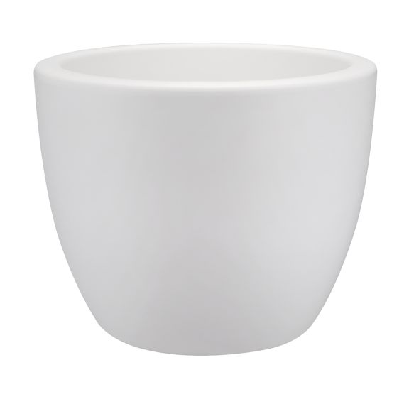 Elho Elho Pure Soft Round Blanc élégant rond pot à fleurs rond diamètre 30cm H23cm! -15% de réduction en ligne!