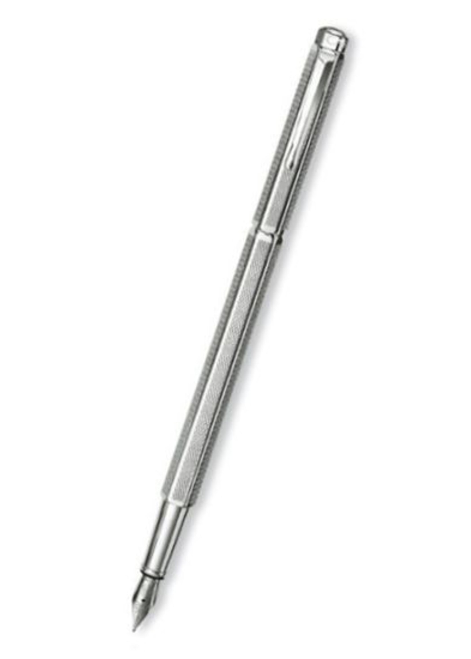 Caran d'Ache Füllfederhalter Ecridor Rétro Silber, Stahlfeder M