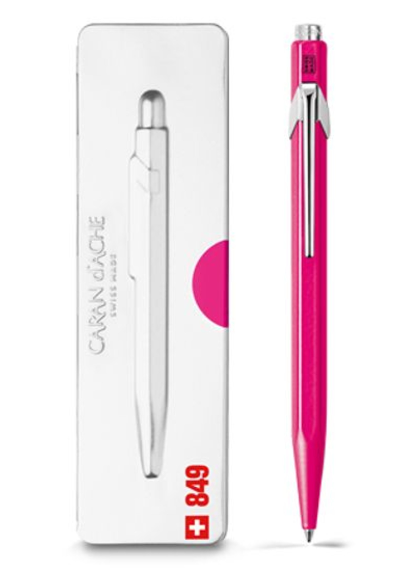 Caran d'Ache 849 Pop Line Kugelschreiber mit Etui, rosa