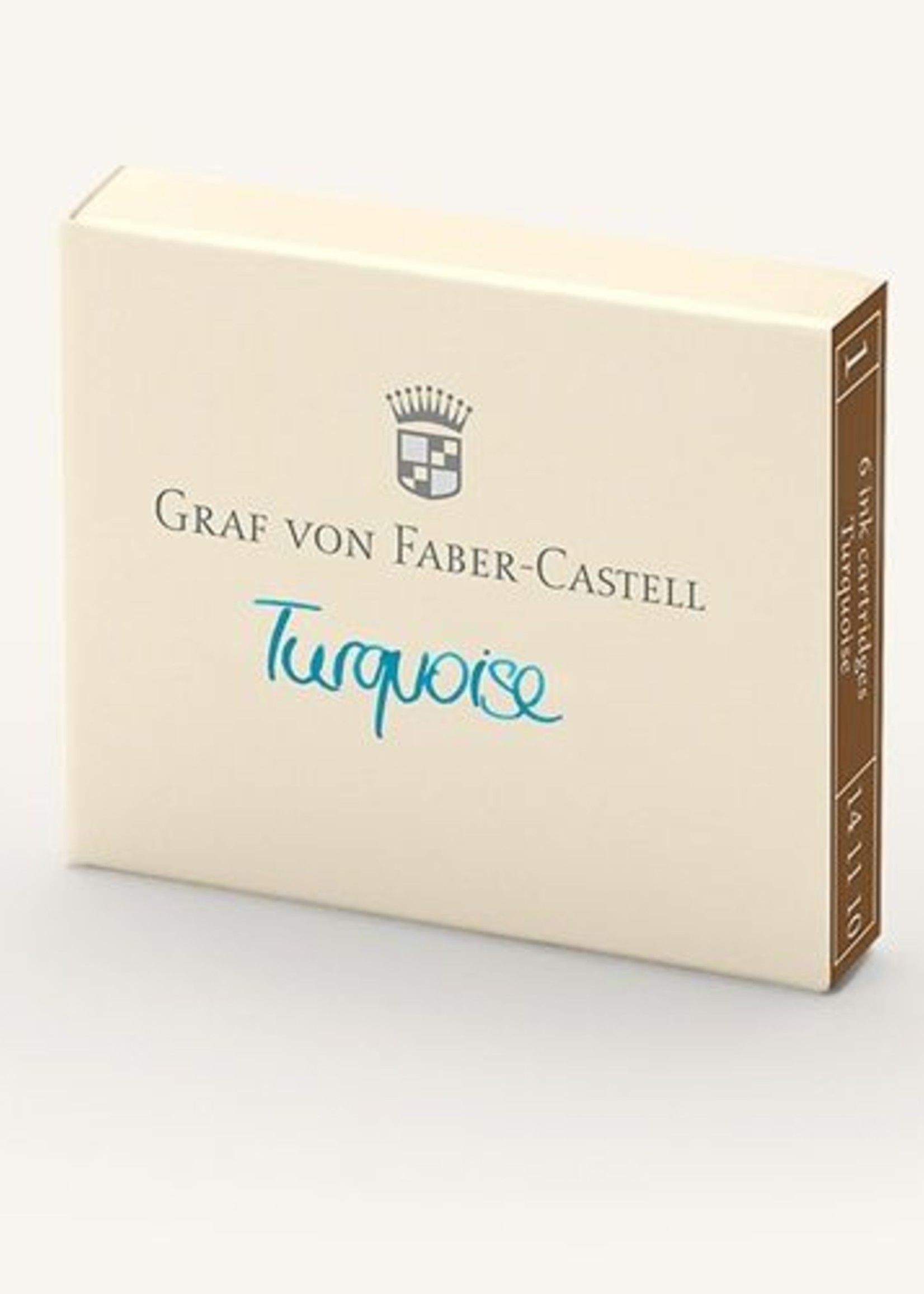 Faber-Castell GvFC Tintenpatronen Farbwelten Turquoise 6Stk