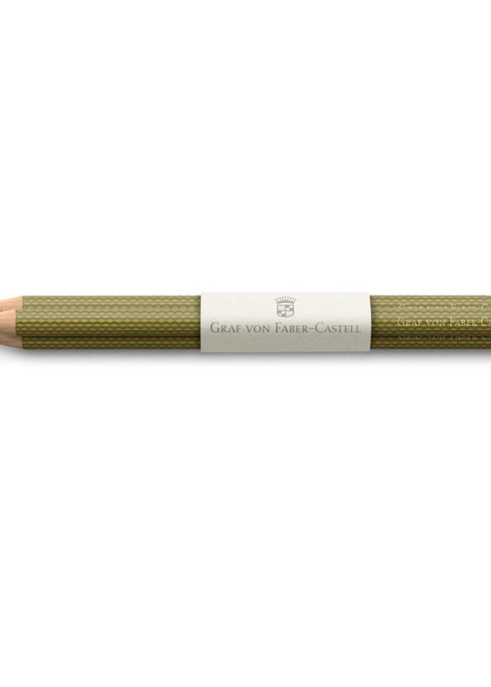 Faber-Castell GvFC Bleistifte Farbwelten Guilloche Olive Green 3Stk