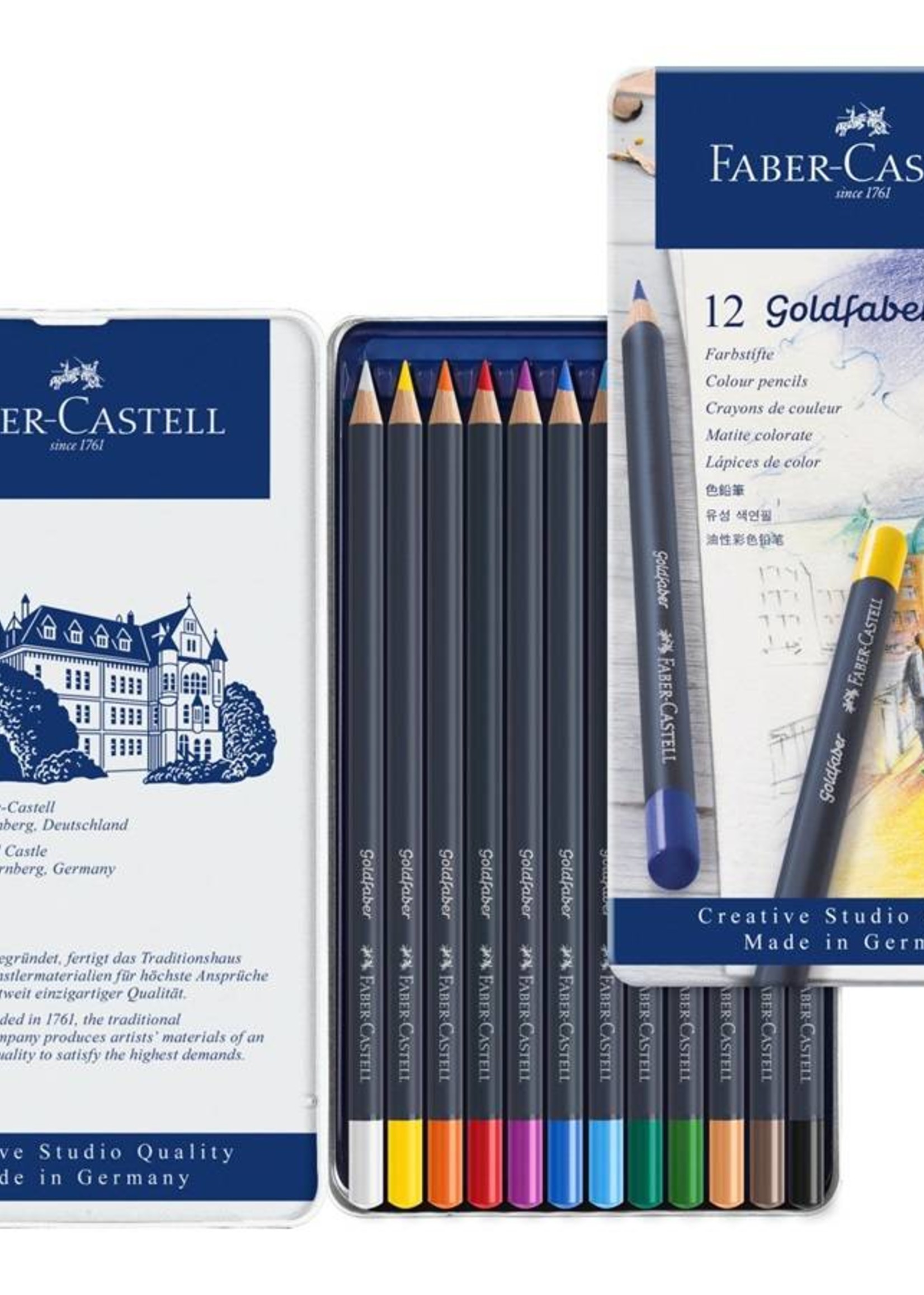 GOLDFABER Farbst.perm.Goldfaber 12erEtui Metalletui